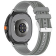 Curea smartwatch Techsuit Watchband (W051) compatibil cu Samsung Galaxy Watch8 40mm/Watch8 44mm/Watch8 Classic, Gri