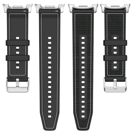 Curea smartwatch Techsuit Watchband (W051) compatibil cu Samsung Galaxy Watch8 40mm/Watch8 44mm/Watch8 Classic, Gri