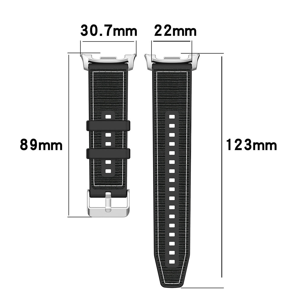 Curea smartwatch Techsuit Watchband (W051) compatibil cu Samsung Galaxy Watch8 40mm/Watch8 44mm/Watch8 Classic, Gri