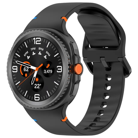Curea smartwatch Techsuit Watchband (W079) compatibil cu Samsung Galaxy Watch8 40mm/Watch8 44mm/Watch8 Classic, Negru