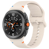 Curea smartwatch Techsuit Watchband (W079) compatibil cu Samsung Galaxy Watch8 40mm/Watch8 44mm/Watch8 Classic, Cashmere Cream