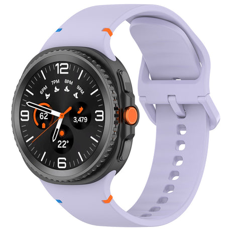 Curea smartwatch Techsuit Watchband (W079) compatibil cu Samsung Galaxy Watch8 40mm/Watch8 44mm/Watch8 Classic, Pale Lilac