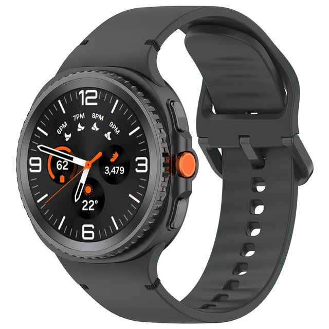 Curea smartwatch Techsuit Watchband (W079) compatibil cu Samsung Galaxy Watch8 40mm/Watch8 44mm/Watch8 Classic, Grafit Carbon