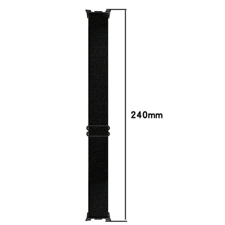 Curea smartwatch Techsuit Watchband (W080) compatibil cu Samsung Galaxy Watch8 40mm/Watch8 44mm/Watch8 Classic, Grafit Mosaic