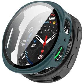 Folie de protectie smartwatch Techsuit Defense360 Pro + Screen Protector compatibil cu Samsung Galaxy Watch8 44mm, Deep Teal