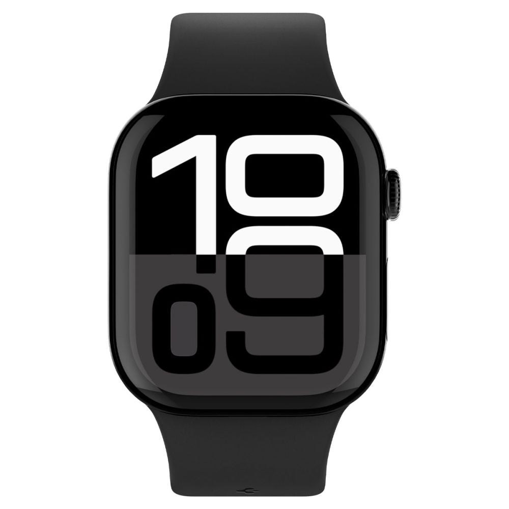 Accesoriu smartwatch Spigen Nano Pop (AMP09321) compatibil cu Apple Watch 1/2/3/4/5/6/7/8/9/10/11/SE/SE 2/Ultra/Ultra 2/Ultra 3 (42/44/45/46/49mm), Negru Sesame