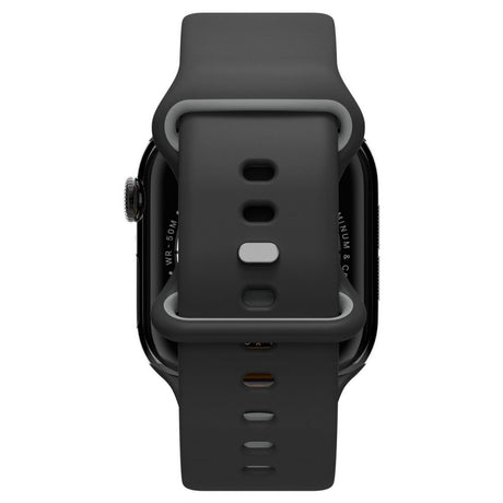 Accesoriu smartwatch Spigen Nano Pop (AMP09321) compatibil cu Apple Watch 1/2/3/4/5/6/7/8/9/10/11/SE/SE 2/Ultra/Ultra 2/Ultra 3 (42/44/45/46/49mm), Negru Sesame