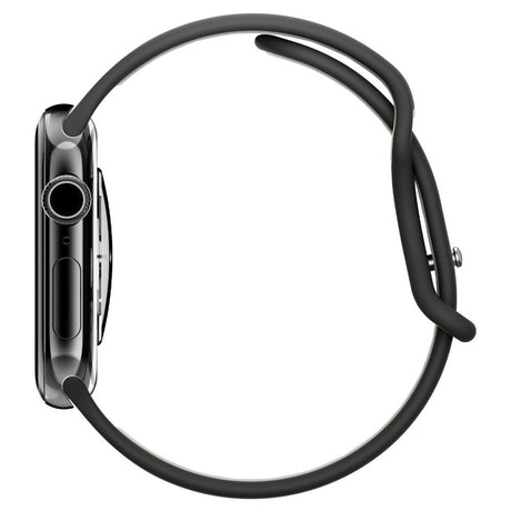 Accesoriu smartwatch Spigen Nano Pop (AMP09321) compatibil cu Apple Watch 1/2/3/4/5/6/7/8/9/10/11/SE/SE 2/Ultra/Ultra 2/Ultra 3 (42/44/45/46/49mm), Negru Sesame