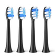 Bitvae Toothbrush Heads (GCS2), For Bitvae BVS2, x4, Negru