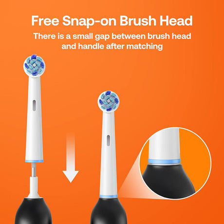 Bitvae Toothbrush Heads (SDR2), Gum Care, for Bitvae S2 BV SDR2, x4, Alb
