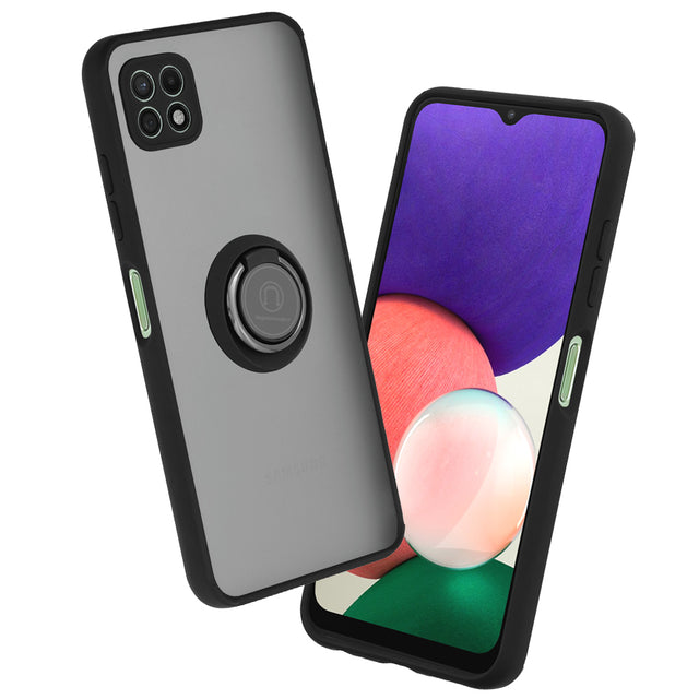 Husa de protectie Techsuit Glinth compatibil cu Samsung Galaxy A22 5G, Negru