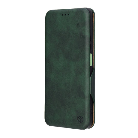 Husa de protectie Techsuit Safe Wallet Plus compatibil cu Oppo A5 Pro 4G / A5 Pro 5G, Verde