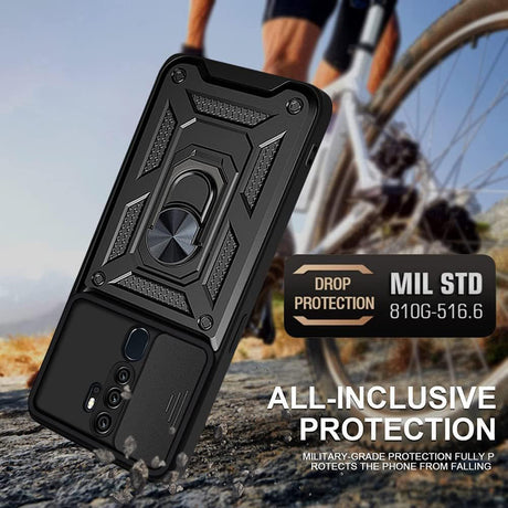 Husa de protectie Techsuit CamShield Series compatibil cu Oppo A5 4G / A5 5G, Negru