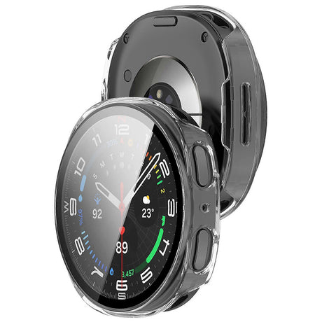 Folie de protectie smartwatch Techsuit Defense360 Pro + Screen Protector compatibil cu Samsung Galaxy Watch8 44mm, Transparent