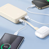 Baterie externa Ugreen PB505 (45762), Built-in Type-C Cable, Fast Charging, 20000mAh, USB, USB-C, 22.5W, 5V/3A, Gri