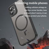 Husa de protectie Techsuit HaloFrost II MagSafe compatibil cu iPhone 12, Negru