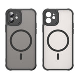 Husa de protectie Techsuit HaloFrost II MagSafe compatibil cu iPhone 12, Negru