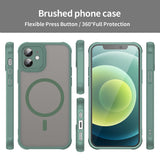 Husa de protectie Techsuit HaloFrost II compatibil MagSafe, compatibil cu iPhone 12, Verde
