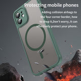 Husa de protectie Techsuit HaloFrost II compatibil MagSafe, compatibil cu iPhone 12, Verde