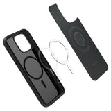 Husa de protectie Spigen Liquid Air "T" MagSafe (ACS09116) compatibil cu iPhone 16 Pro, Negru Mat