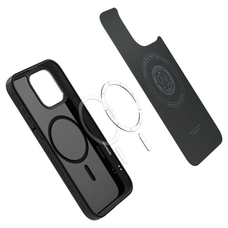 Husa de protectie Spigen Liquid Air "T" MagSafe (ACS09116) compatibil cu iPhone 16 Pro, Negru Mat