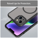 Husă de protecție Techsuit HaloFrost II MagSafe neagră pentru iPhone 13