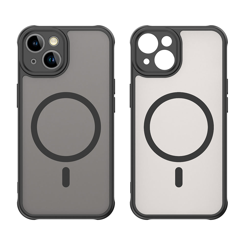 Husă de protecție Techsuit HaloFrost II MagSafe neagră pentru iPhone 13