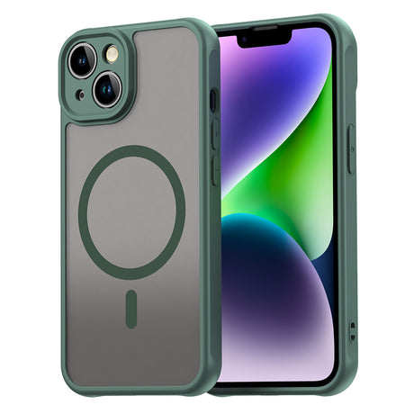 Husa de protectie Techsuit HaloFrost II MagSafe compatibil cu iPhone 13, Verde