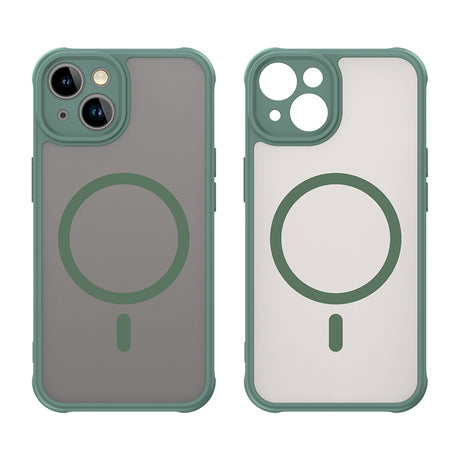 Husa de protectie Techsuit HaloFrost II MagSafe compatibil cu iPhone 13, Verde