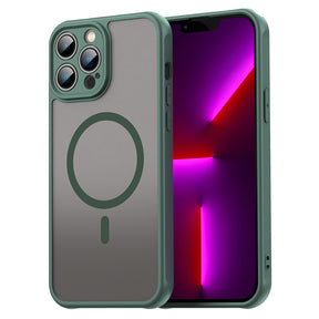 Techsuit HaloFrost II MagSafe zöld tok iPhone 13 Pro Max készülékhez