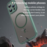 Techsuit HaloFrost II MagSafe zöld tok iPhone 13 Pro Max készülékhez