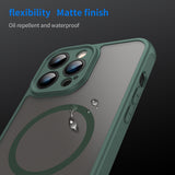 Techsuit HaloFrost II MagSafe zöld tok iPhone 13 Pro Max készülékhez