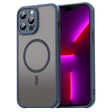 Husa de protectie Techsuit HaloFrost II MagSafe compatibil cu iPhone 13 Pro Max, Bleumarin