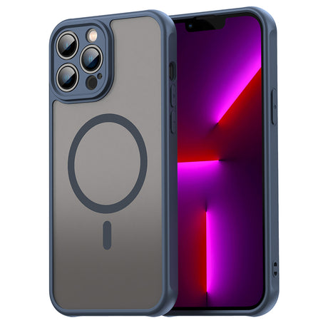 Husa de protectie Techsuit HaloFrost II MagSafe compatibil cu iPhone 13 Pro Max, Bleumarin