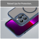 Husa de protectie Techsuit HaloFrost II MagSafe compatibil cu iPhone 13 Pro Max, Bleumarin