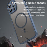Husa de protectie Techsuit HaloFrost II MagSafe compatibil cu iPhone 13 Pro Max, Bleumarin