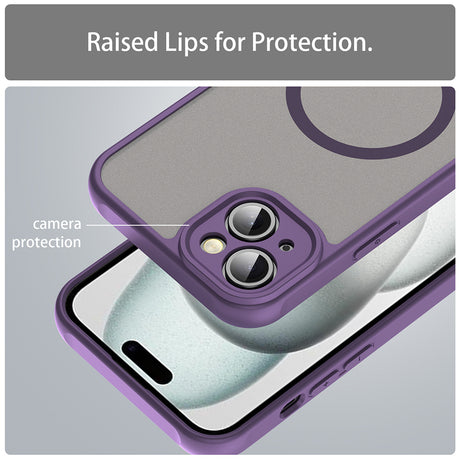 Husa de protectie Techsuit HaloFrost II MagSafe compatibil cu iPhone 14, Mov