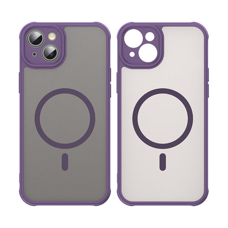 Husa de protectie Techsuit HaloFrost II MagSafe compatibil cu iPhone 14, Mov