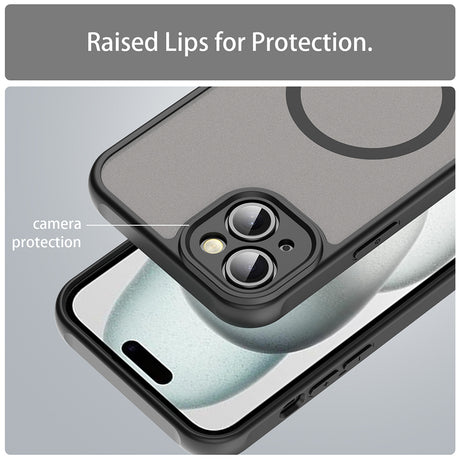 Husa de protectie Techsuit HaloFrost II MagSafe compatibil cu iPhone 14 Plus, Negru