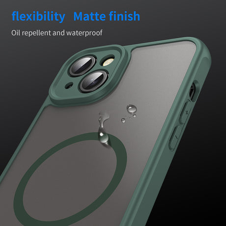 Husa de protectie Techsuit HaloFrost II MagSafe compatibil cu iPhone 14 Plus, Verde