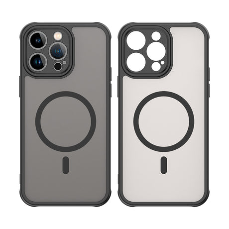 Fekete Techsuit HaloFrost II MagSafe tok iPhone 14 Pro Max készülékhez
