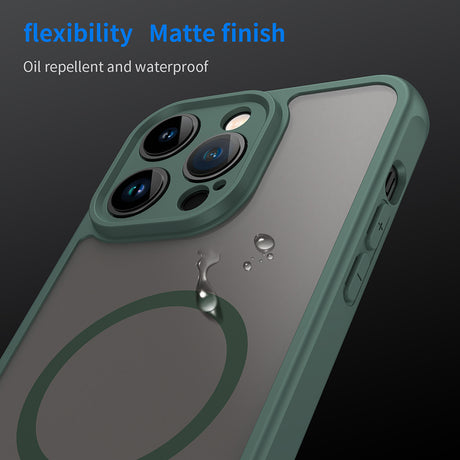 Husa de protectie Techsuit HaloFrost II MagSafe compatibil cu iPhone 14 Pro Max, Verde