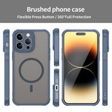 Husa de protectie Techsuit HaloFrost II MagSafe compatibil cu iPhone 14 Pro Max, Bleumarin