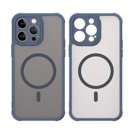Husa de protectie Techsuit HaloFrost II MagSafe compatibil cu iPhone 14 Pro Max, Bleumarin