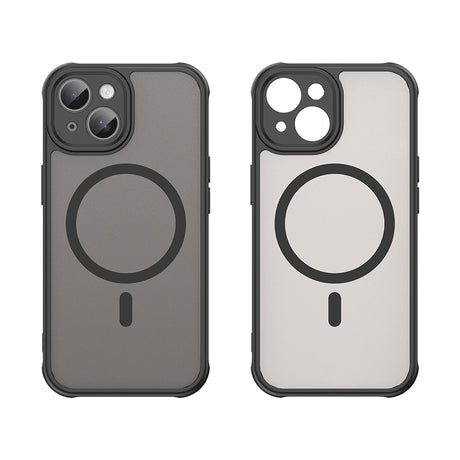 Techsuit HaloFrost II MagSafe fekete tok iPhone 15 készülékhez
