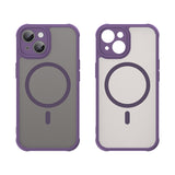 Husa de protectie Techsuit HaloFrost II MagSafe compatibil cu iPhone 15, Mov