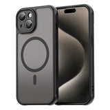 Husa de protectie Techsuit HaloFrost II MagSafe compatibil cu iPhone 15 Plus, Negru