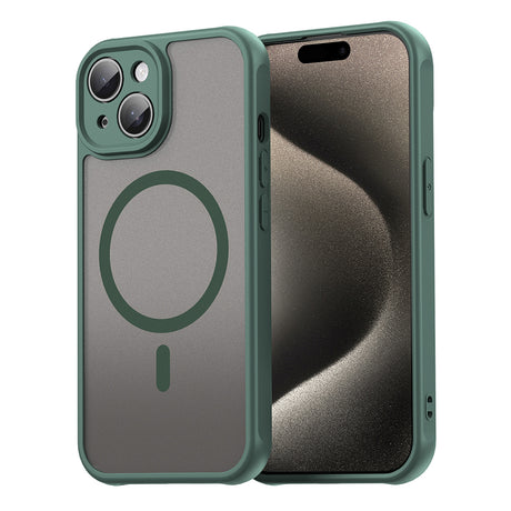 Husa de protectie Techsuit HaloFrost II MagSafe compatibil cu iPhone 15 Plus, Verde