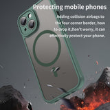 Husa de protectie Techsuit HaloFrost II MagSafe compatibil cu iPhone 15 Plus, Verde