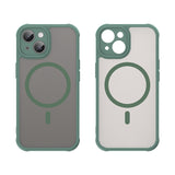 Husa de protectie Techsuit HaloFrost II MagSafe compatibil cu iPhone 15 Plus, Verde